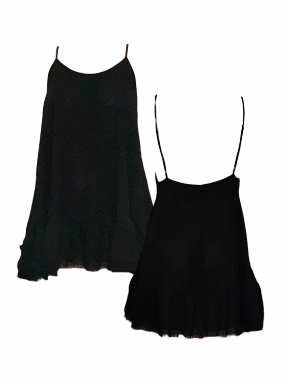 Elegant Black Slip Dress